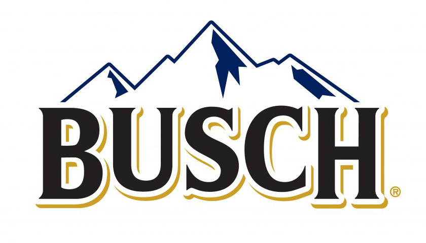 This image has an empty alt attribute; its file name is Busch-Beer-Logo.jpg